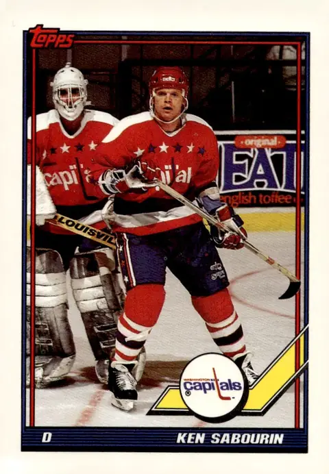 1991-92 Topps #43 Ken Sabourin