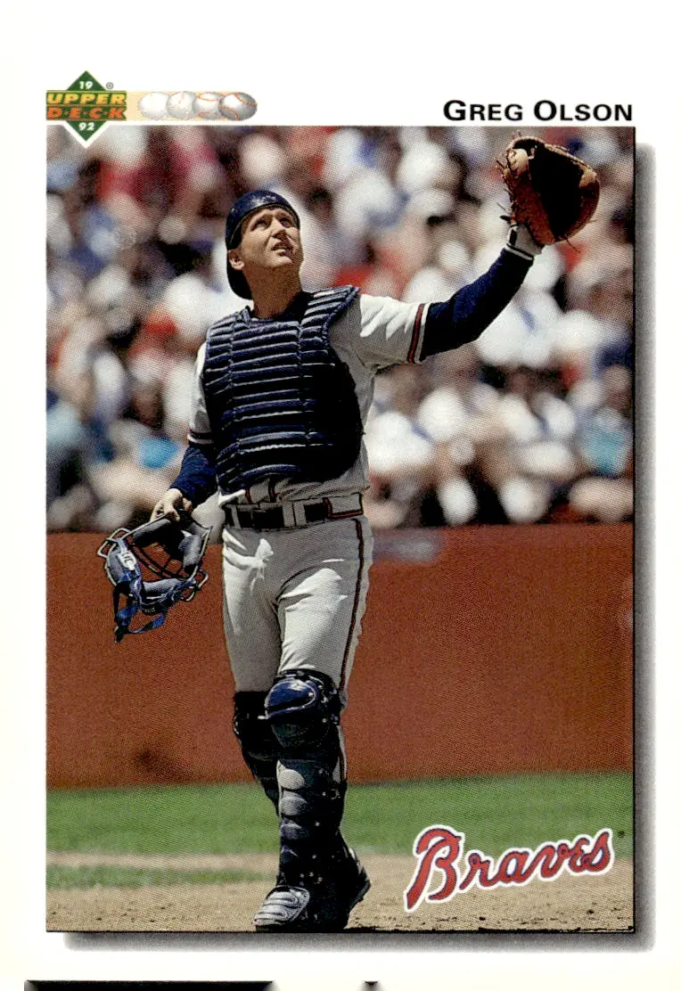 1992 Upper Deck #189 Greg Olson (front)