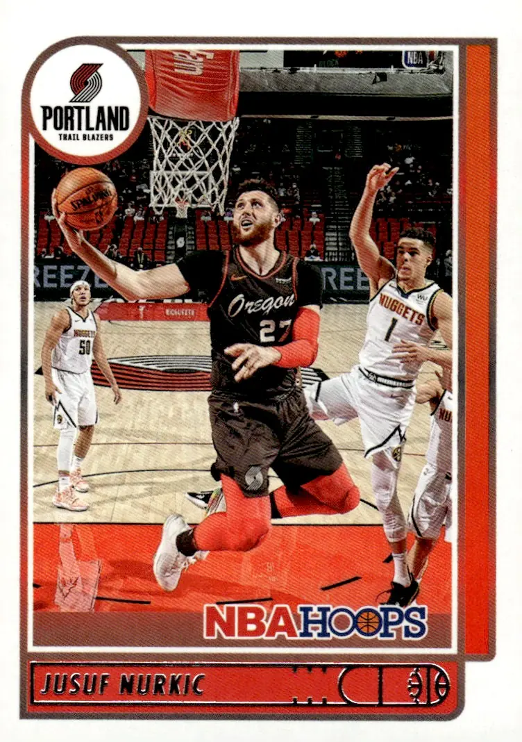2021-22 NBA Hoops #121 Jusuf Nurkic (front)