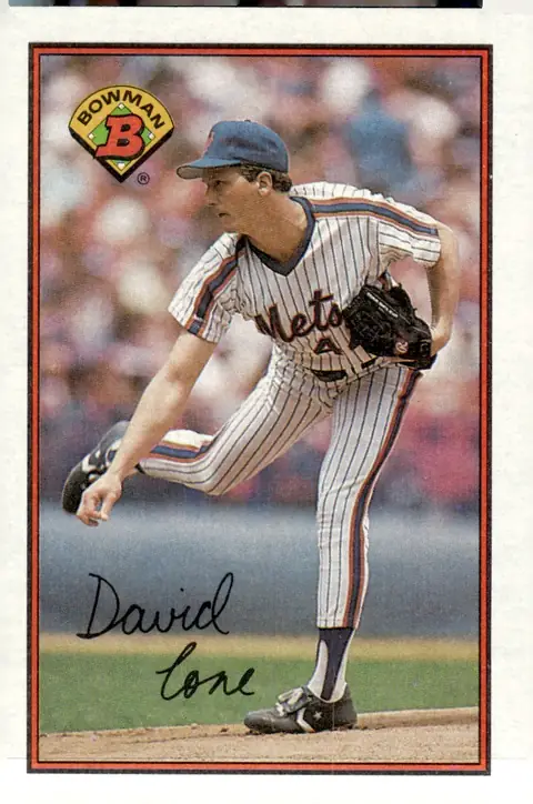 1989 Bowman #375 David Cone