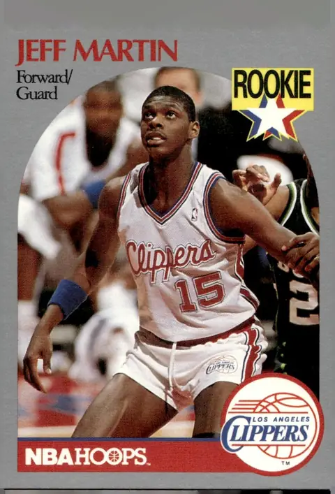 1990-91 NBA Hoops #148 Jeff Martin
