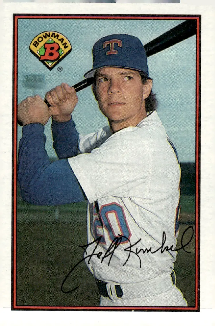1989 Bowman #231 Jeff Kunkel (front)