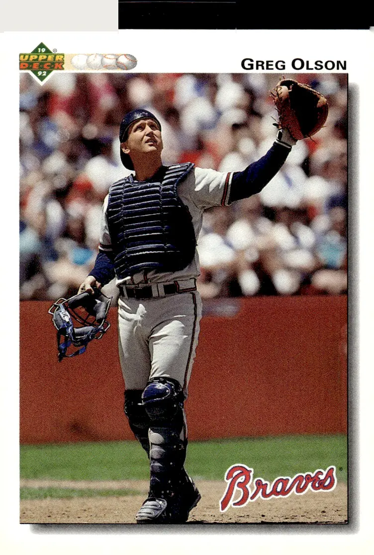 1992 Upper Deck #189 Greg Olson (front)