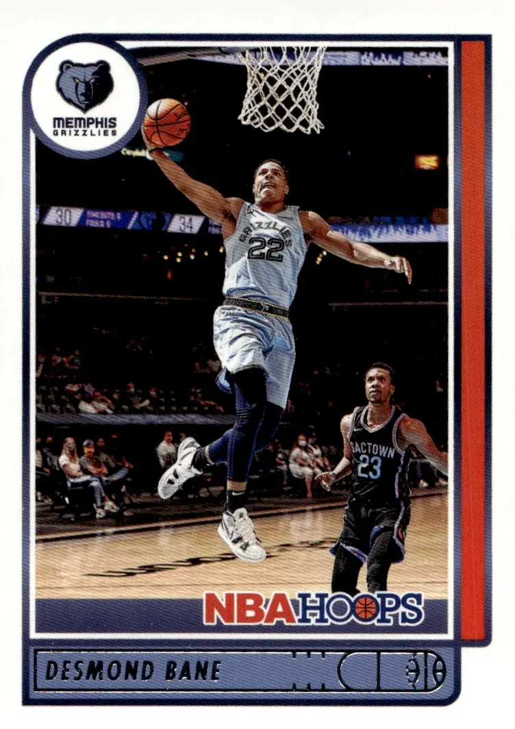 2021-22 NBA Hoops #192 Desmond Bane (front)