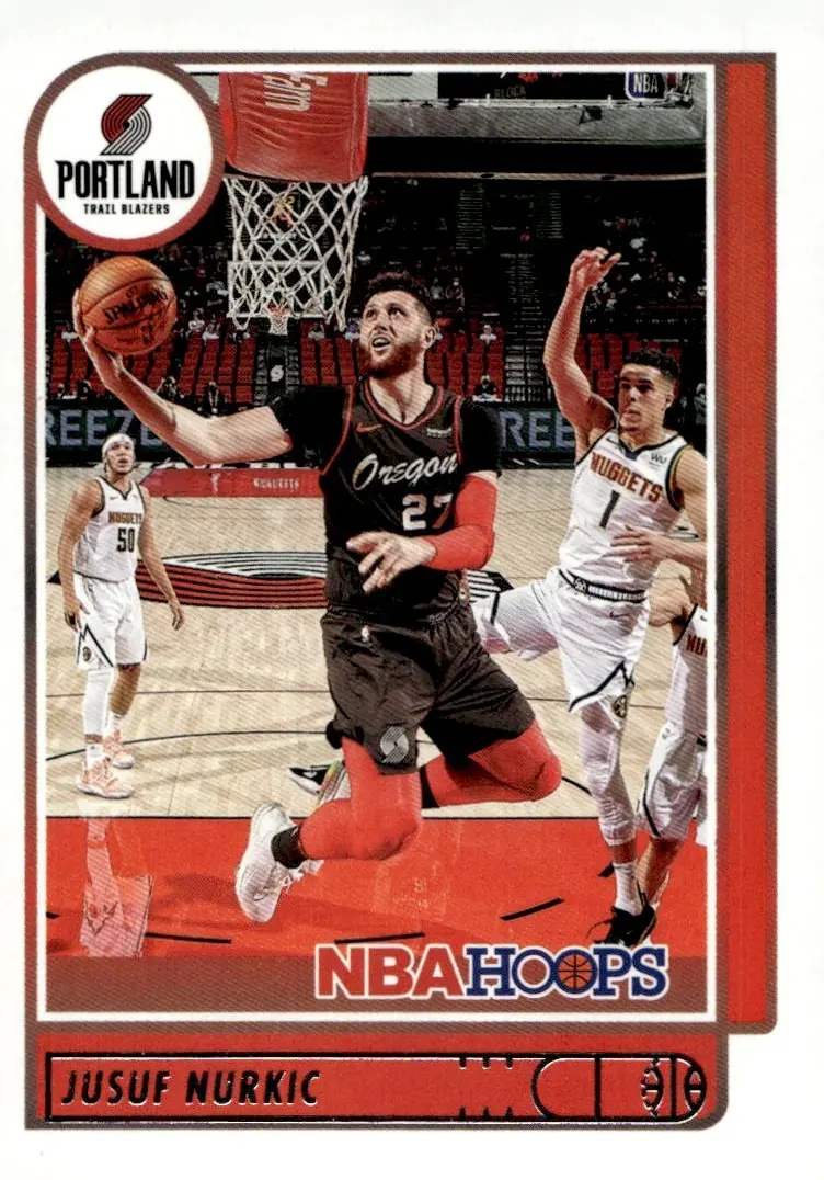 2021-22 NBA Hoops #121 Jusuf Nurkic (front)