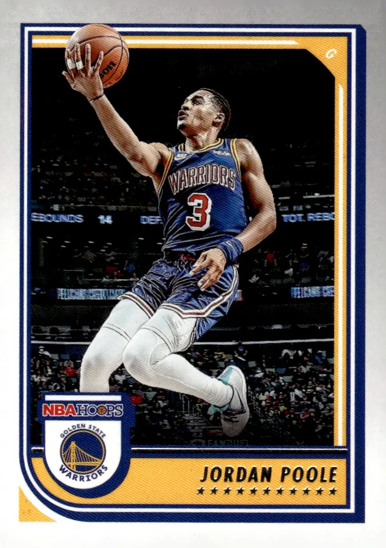 2022-23 NBA Hoops #226 Jordan Poole (front)