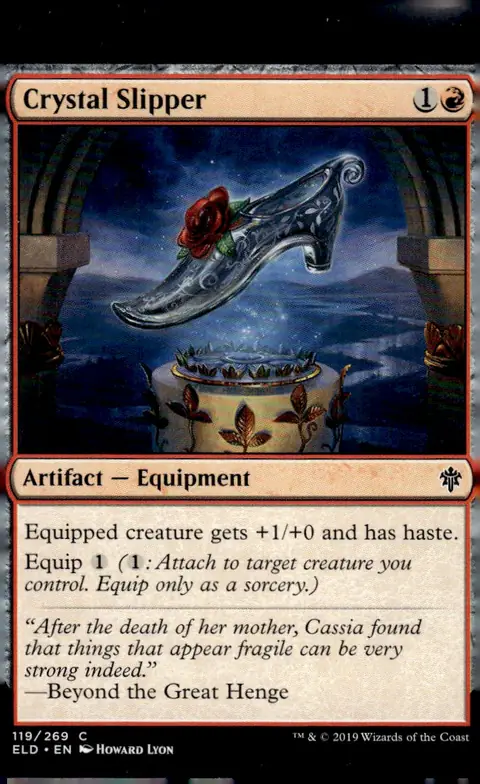 2019 Magic: The Gathering - Throne of Eldraine (ELD) #119/269 Crystal Slipper