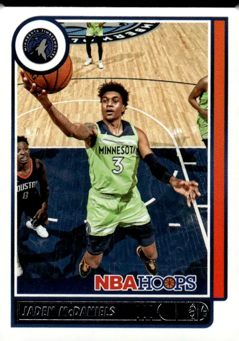 2021-22 NBA Hoops #191 Jaden McDaniels