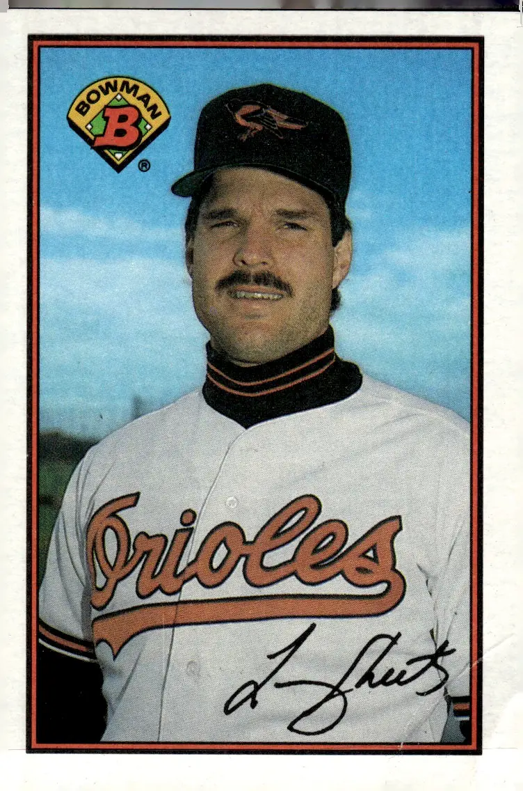 1989 Bowman #16 Larry Sheets (front)