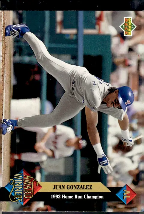 1993 Upper Deck #497 Juan Gonzalez