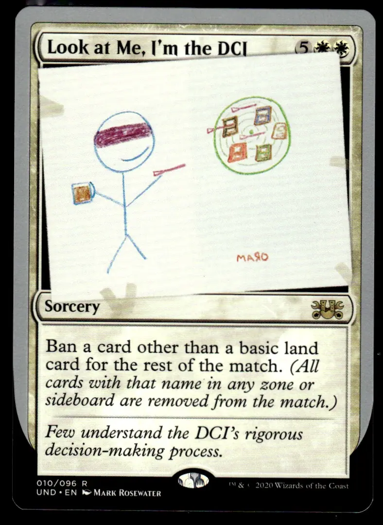 2020 Unsanctioned (UND) #010/096 Look at Me, I'm the DCI (front)