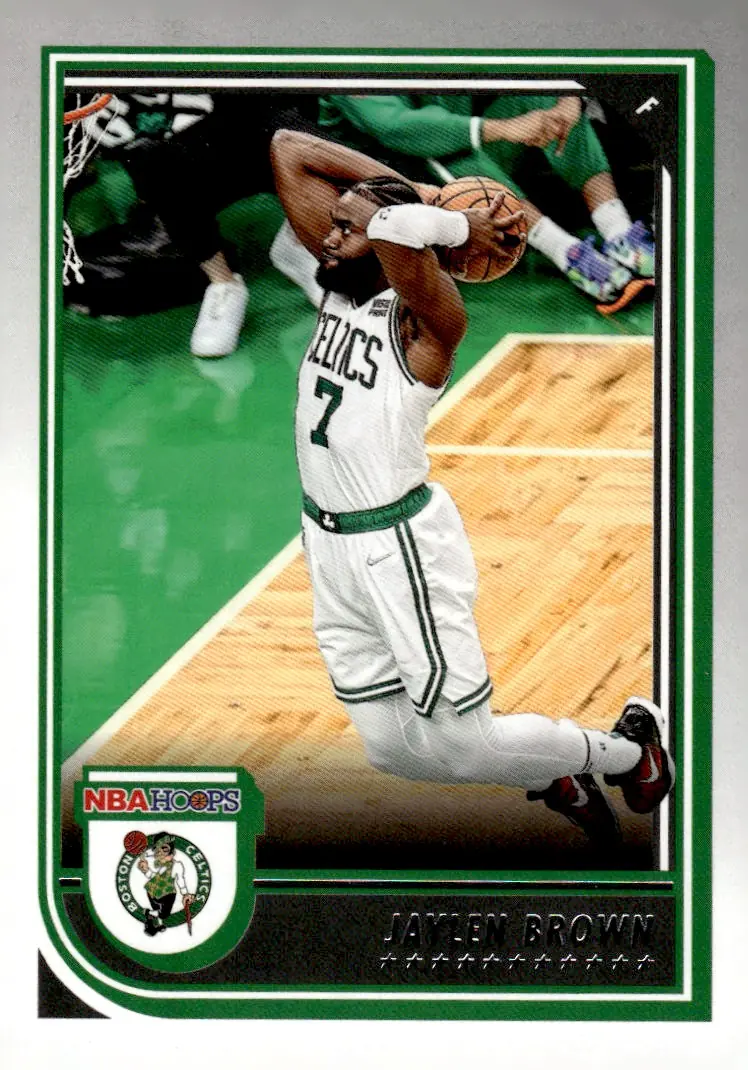 2022-23 NBA Hoops #2 Jaylen Brown (front)