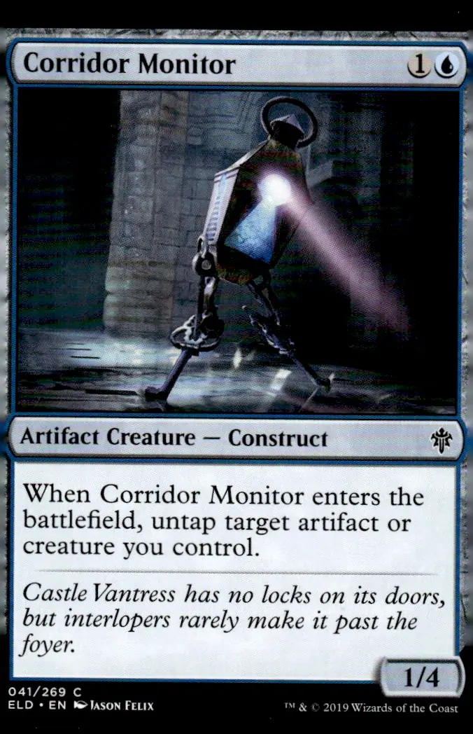 2019 Throne of Eldraine (ELD) #041/269 Corridor Monitor (front)