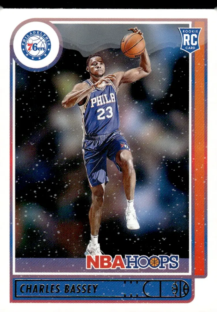 2021-22 NBA Hoops #217 Charles Bassey (front)