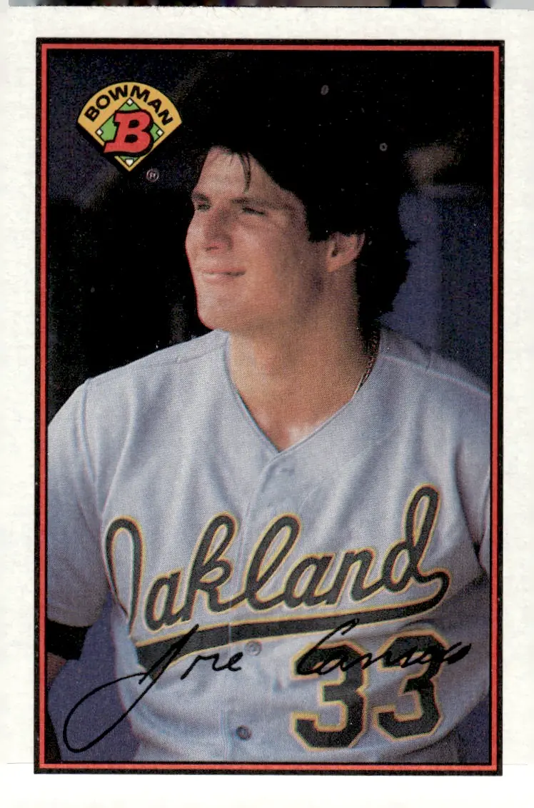 1989 Bowman #201 Jose Canseco (front)