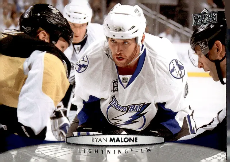 2011-12 Upper Deck Series One #27 Ryan Malone (front)