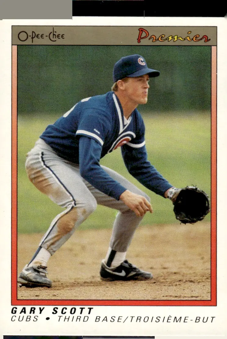 1991 O-Pee-Chee Premier #107 Gary Scott (front)