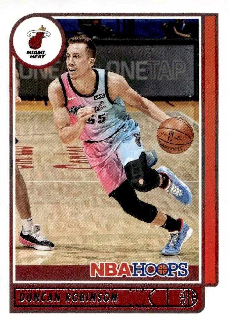 2021-22 NBA Hoops #30 Duncan Robinson (front)