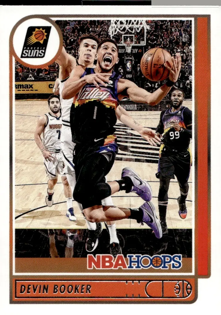 2021-22 NBA Hoops #6 Devin Booker (front)