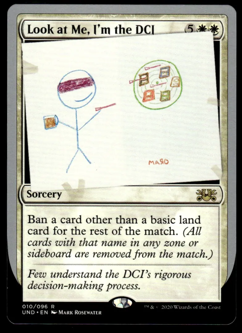 2020 Unsanctioned (UND) #010/096 Look at Me, I'm the DCI (front)