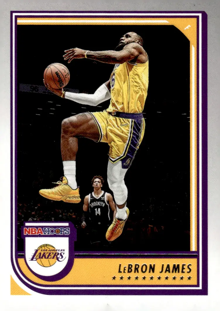 2022-23 NBA Hoops #170 LeBron James (front)