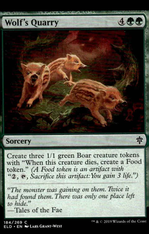 2019 Throne of Eldraine (ELD) #184/269 Wolf's Quarry
