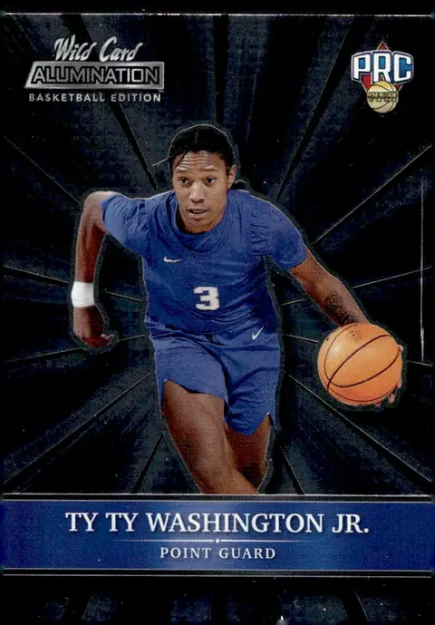 2022 Wild Card Alumination Basketball Edition #ABC-74 Ty Ty Washington Jr.