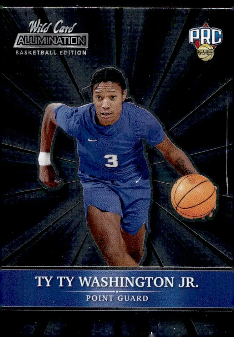 2022 Wild Card Alumination Basketball Edition #ABC-74 Ty Ty Washington Jr. (front)