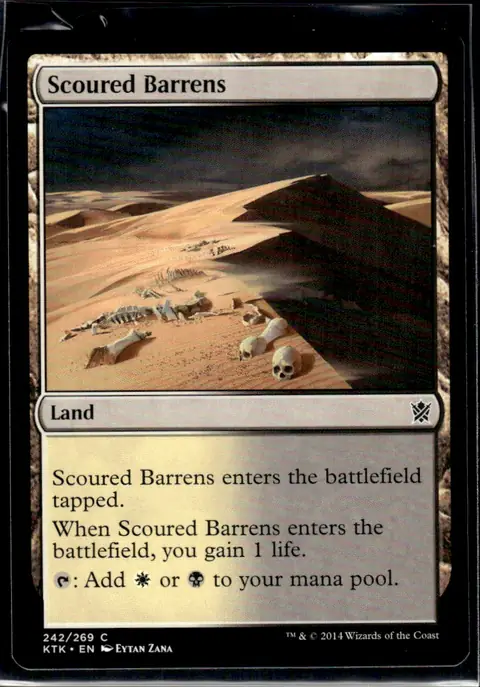 2014 Khans of Tarkir #242/269 Scoured Barrens