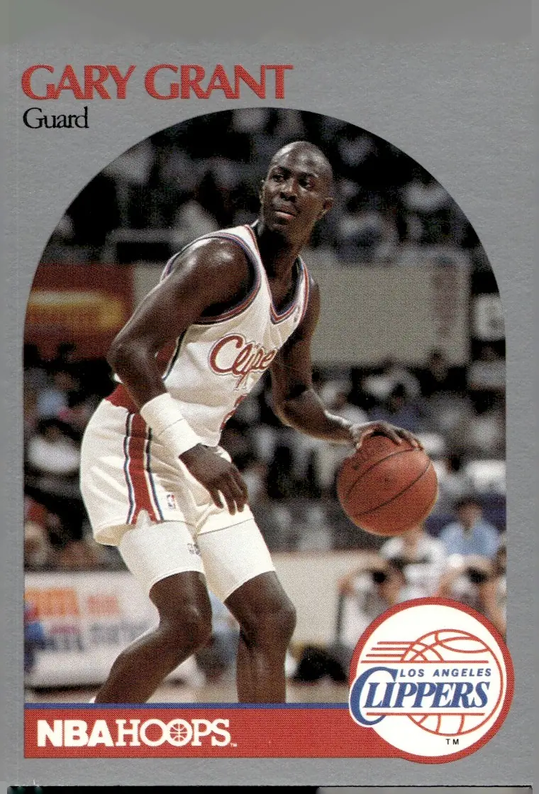 1990-91 NBA Hoops #145 Gary Grant (front)