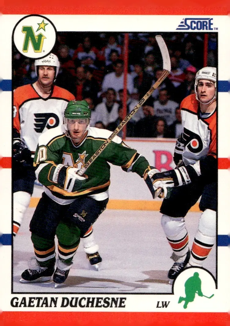 1990-91 Score (American) #375 Gaetan Duchesne (front)