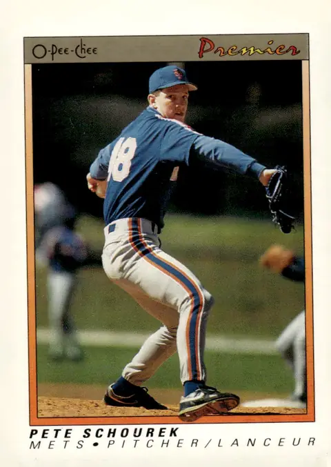 1991 O-Pee-Chee Premier #106 Pete Schourek