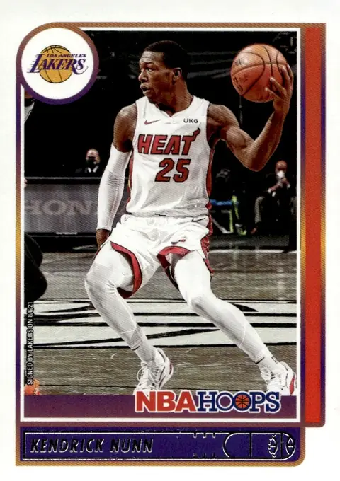 2021-22 NBA Hoops #60 Kendrick Nunn