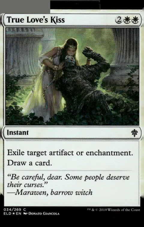2019 Throne of Eldraine (ELD) #034/269 True Love's Kiss – Traditional Foil