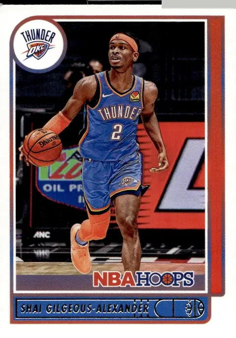 2021-22 NBA Hoops #3 Shai Gilgeous-Alexander