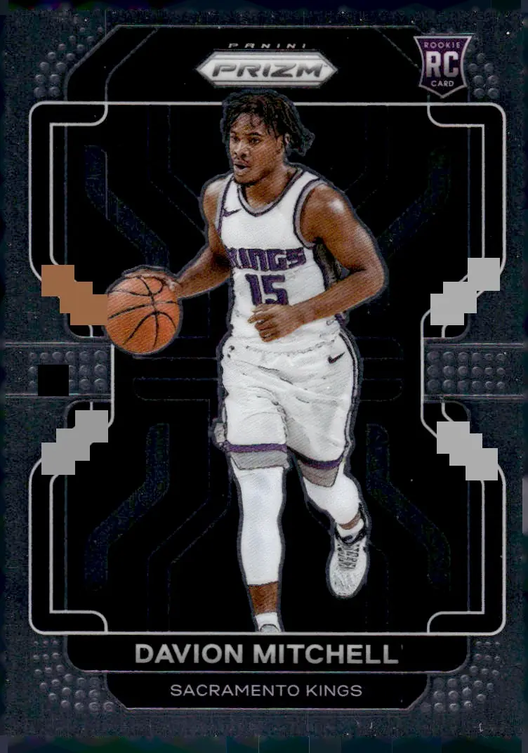 2021-22 Prizm #312 Davion Mitchell (front)