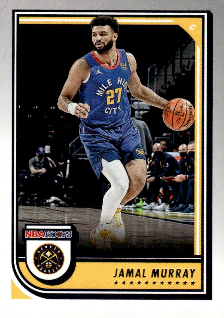 2022-23 NBA Hoops #186 Jamal Murray (front)