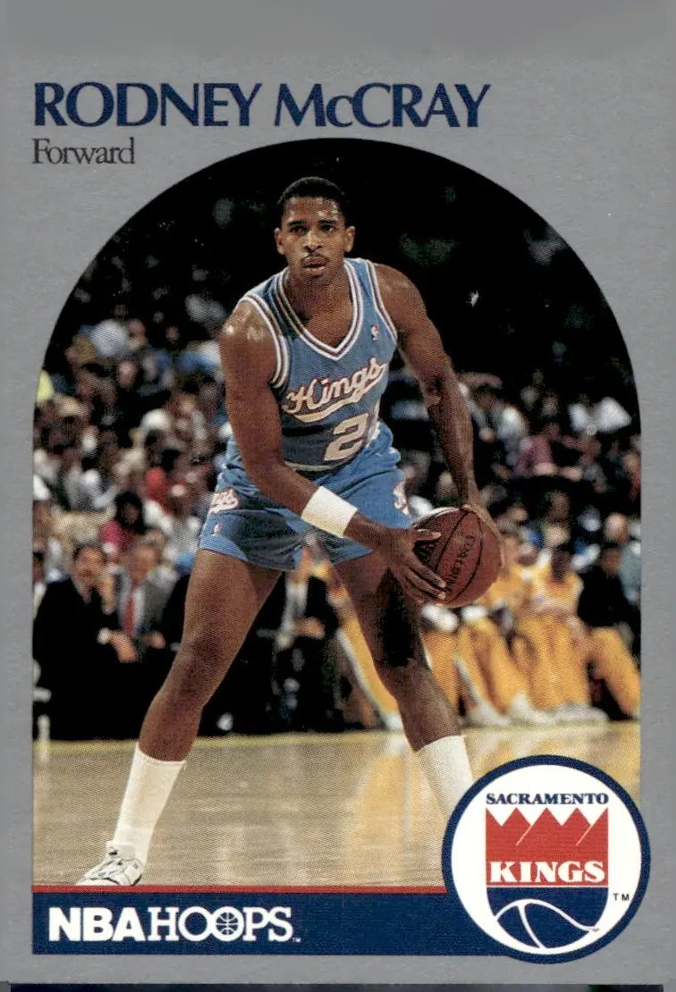 1990-91 NBA Hoops #259 Rodney McCray (front)