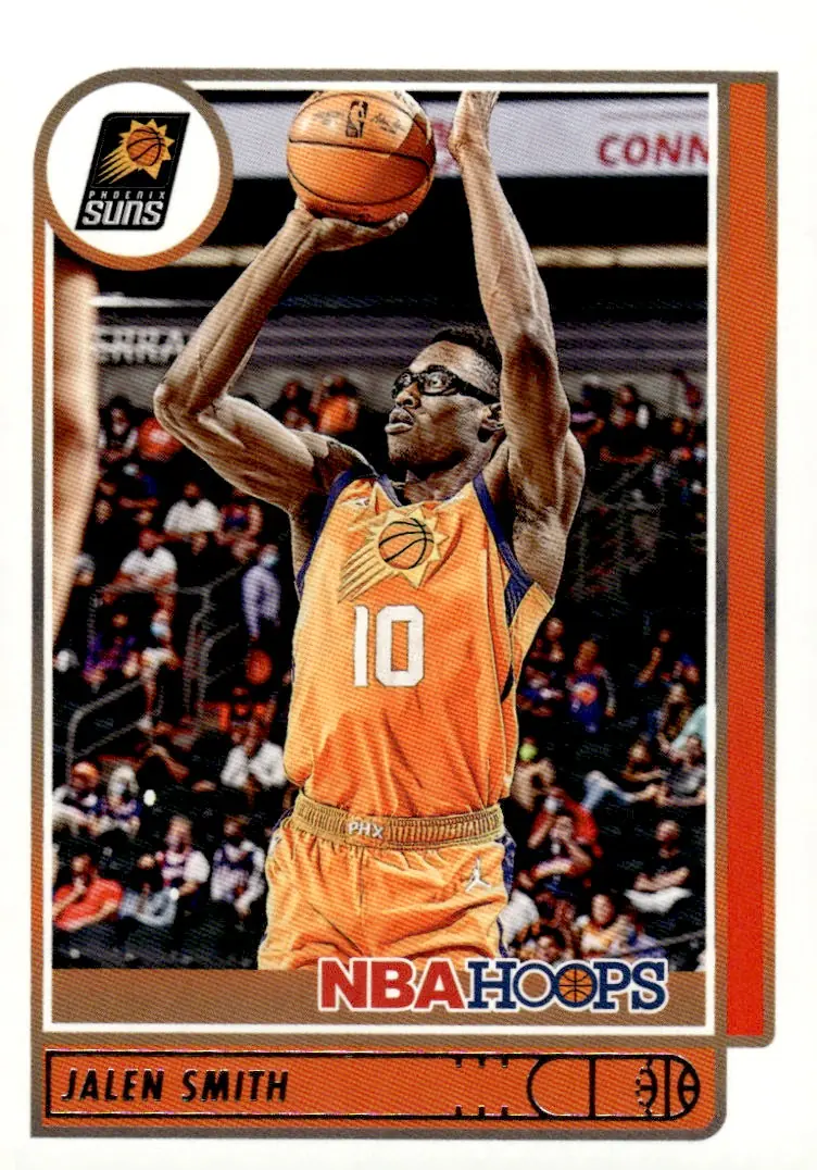 2021-22 NBA Hoops #66 Jalen Smith (front)