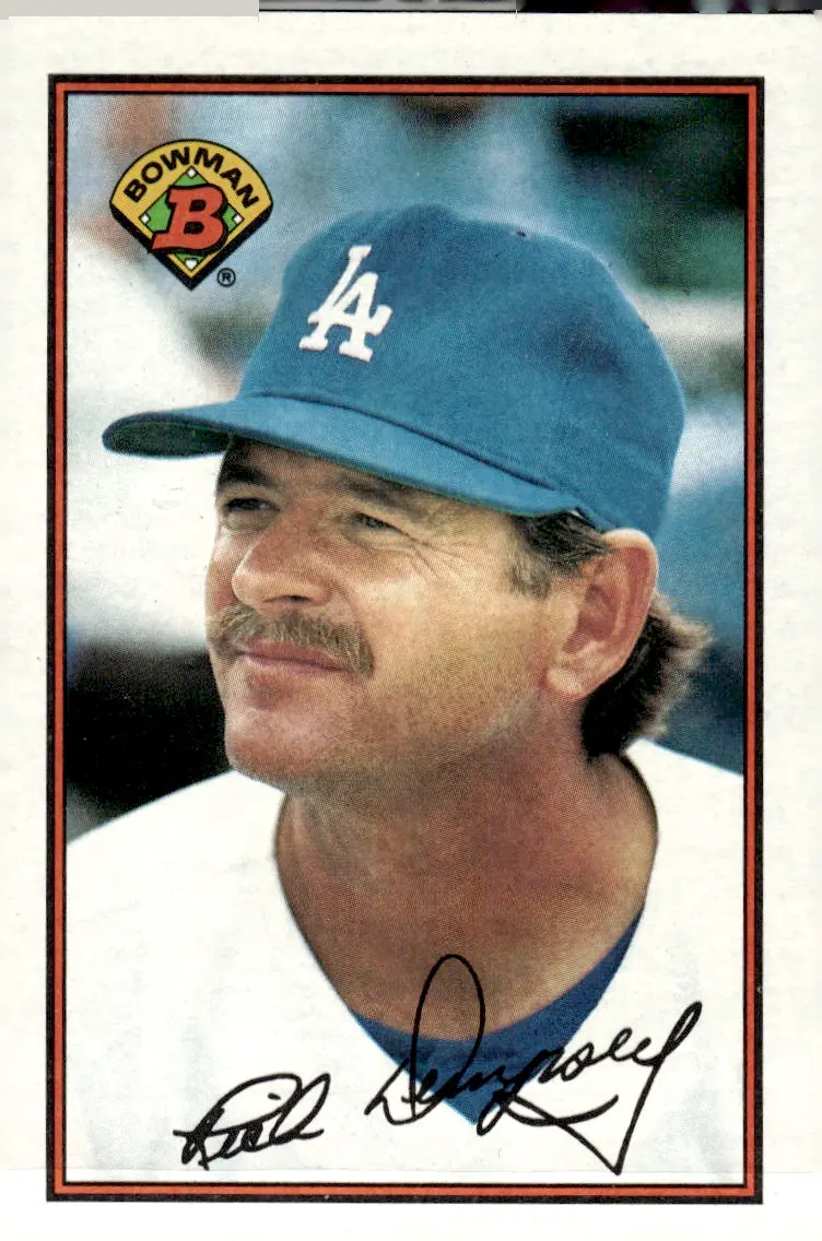 1989 Bowman #343 Rick Dempsey (front)