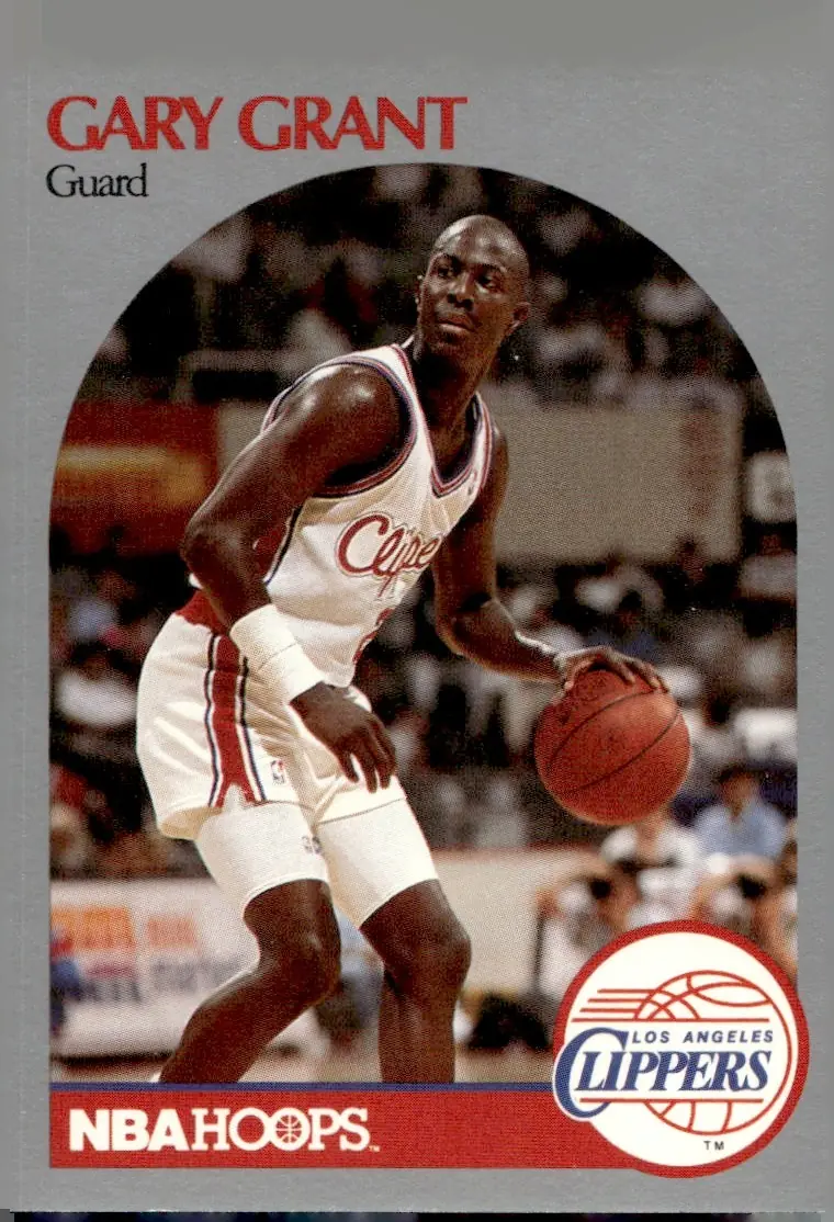 1990-91 NBA Hoops #145 Gary Grant (front)