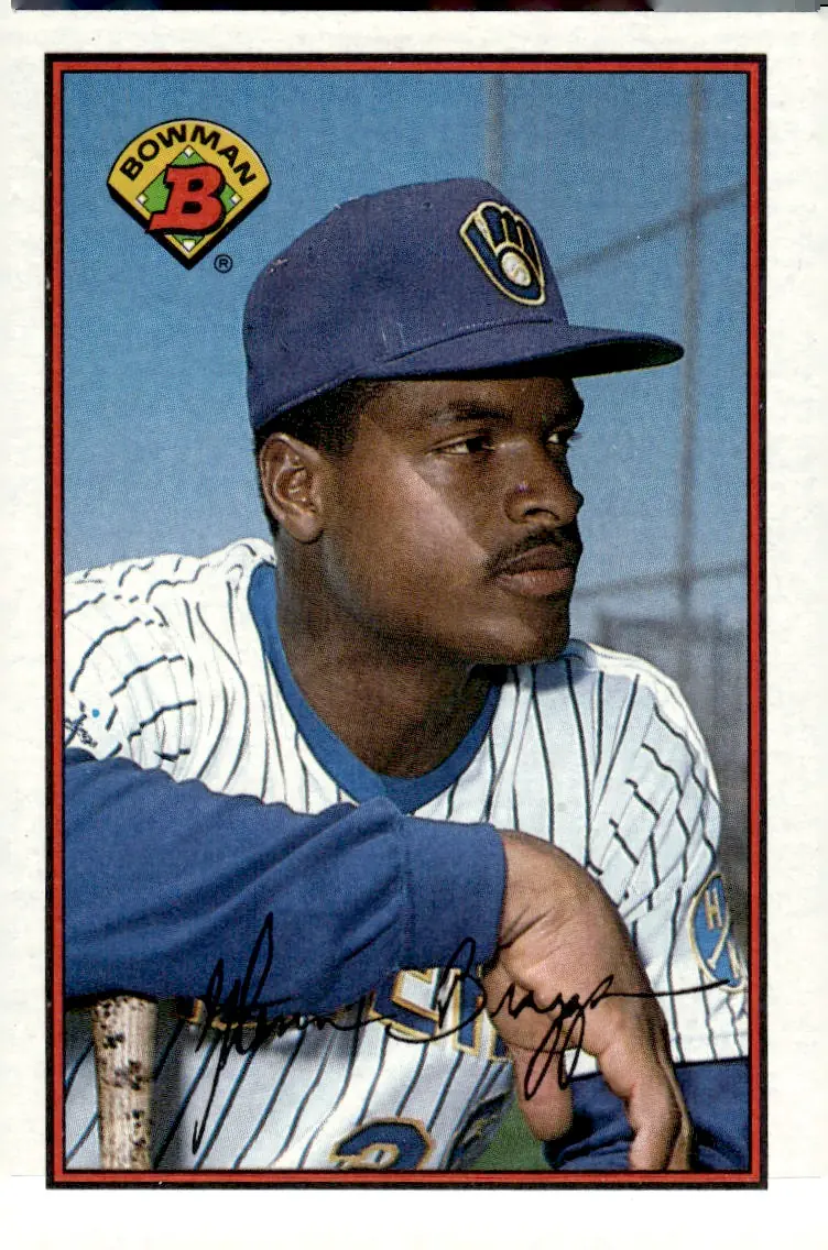 1989 Bowman #145 Glenn Braggs (front)