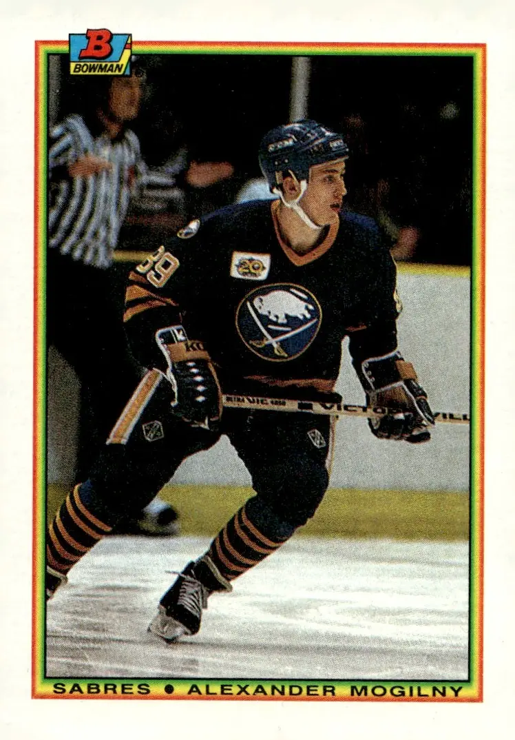 1990-91 Bowman Hockey #240 Alexander Mogilny (front)