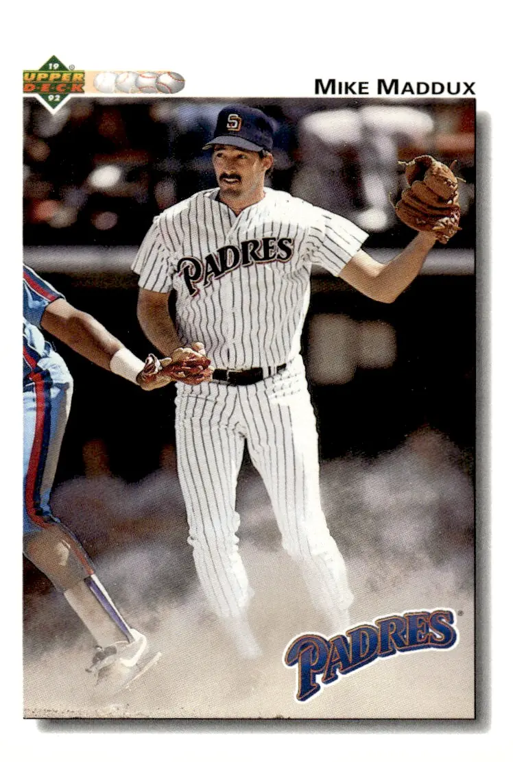1992 Upper Deck #330 Mike Maddux (front)