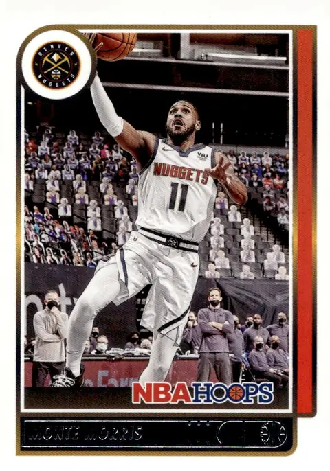 2021-22 NBA Hoops #51 Monte Morris