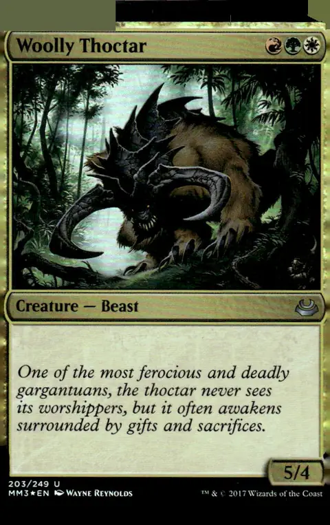 2017 Modern Masters 2017 Edition (MM3) #203/249 Woolly Thoctar – Foil