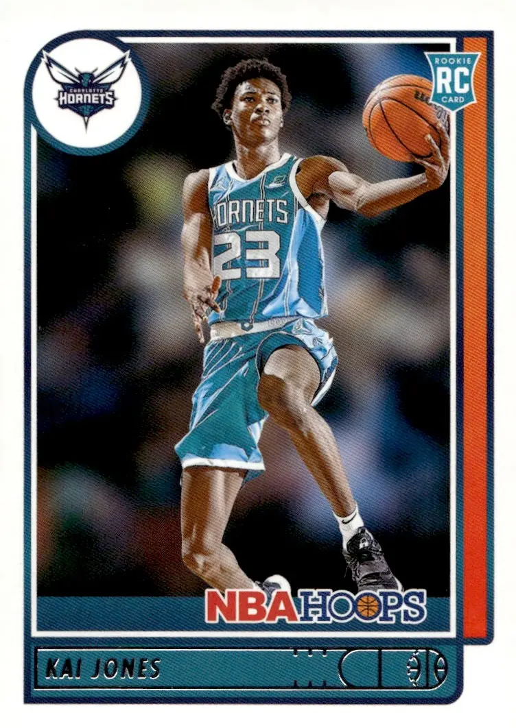 2021-22 NBA Hoops #230 Kai Jones (front)