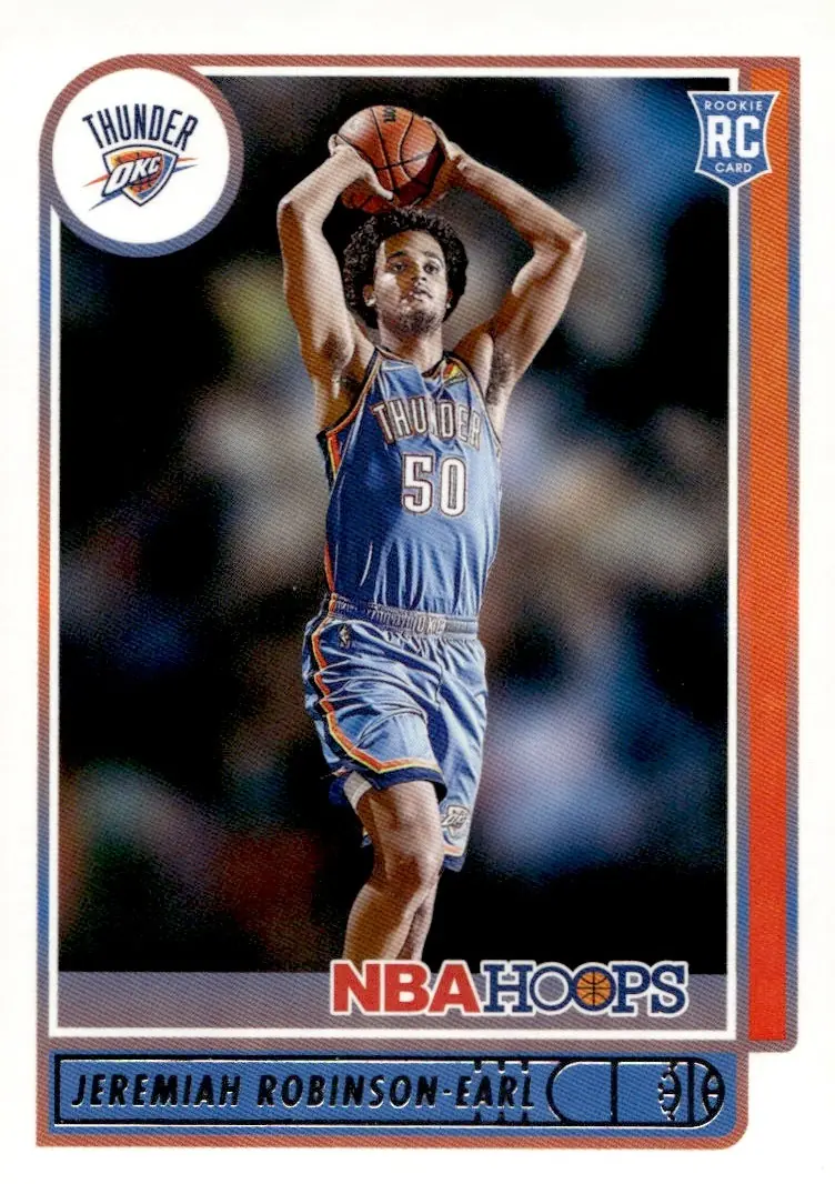2021-22 NBA Hoops #225 Jeremiah Robinson-Earl (front)