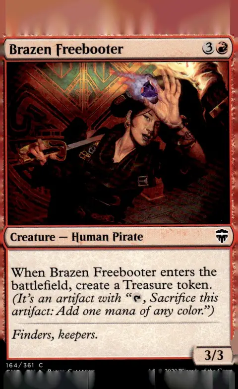 2020 Commander Legends (CMR) #164/361 Brazen Freebooter