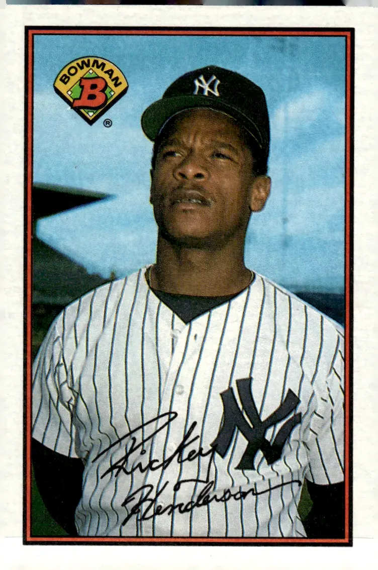 1989 Bowman #181 Rickey Henderson (front)